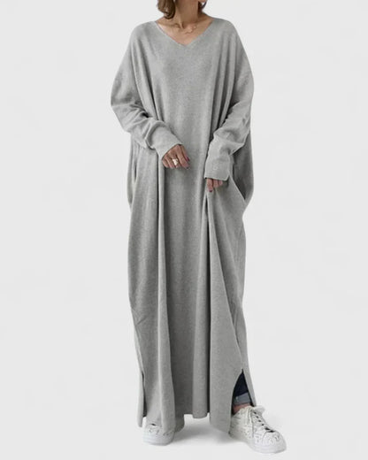 MARY – VESTIDO MAXI DE SUÉTER RELAJADO