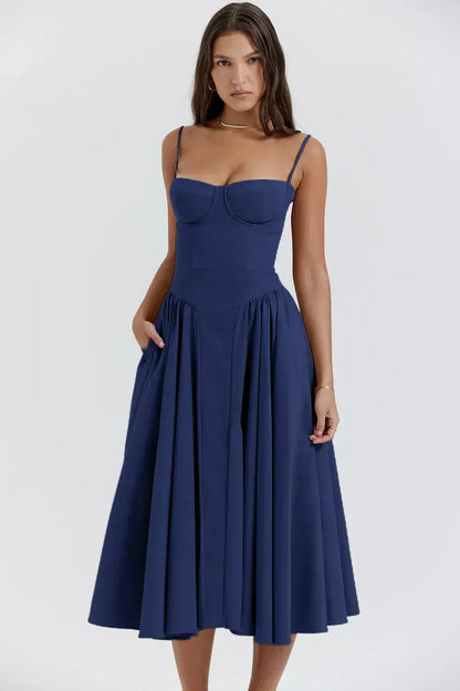 Elara | Vestido de Sol con Corsé Elegante