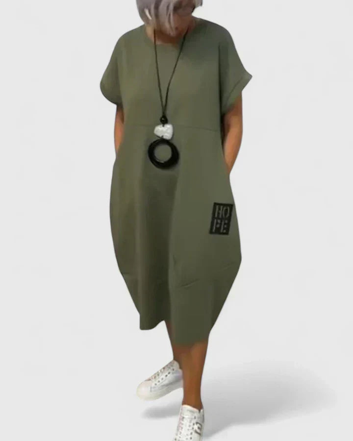 AUBREY – VESTIDO TÚNICA RELAJADO ESPERANZA