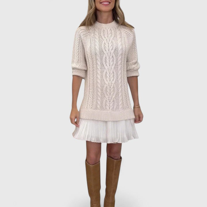 AMARA – VESTIDO DE SUÉTER DE PUNTO