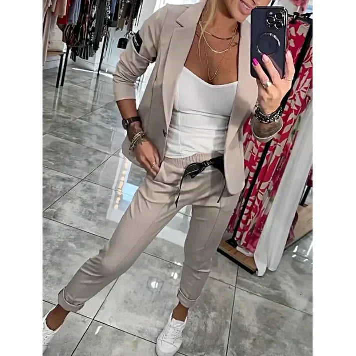 Ariane | Conjunto Elegante de Blazer y Pantalones