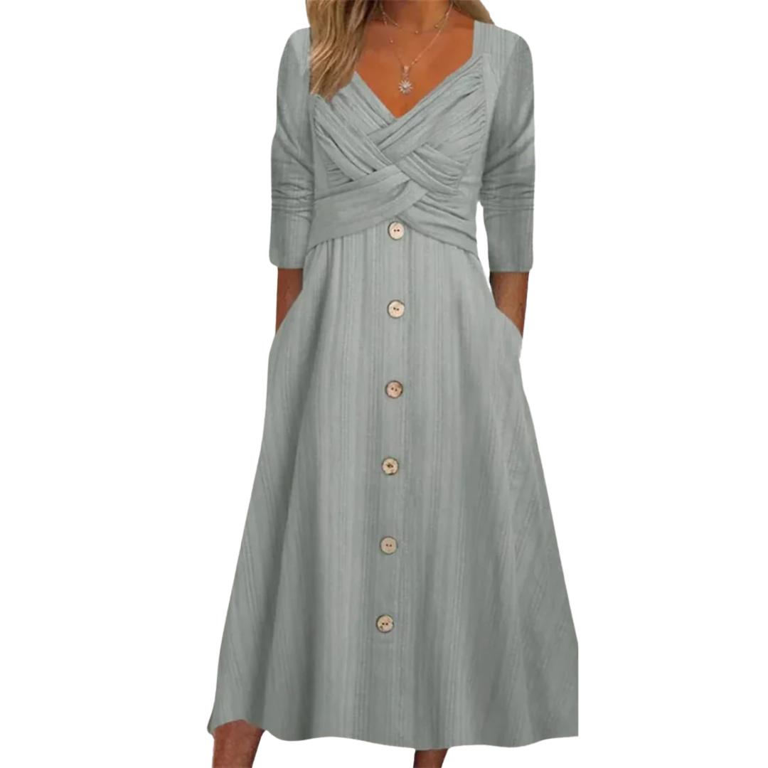 Ella™ - Vestido elegante con cobertura del abdomen