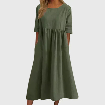 Joy | Vestido Midi Fluyente Atemporal