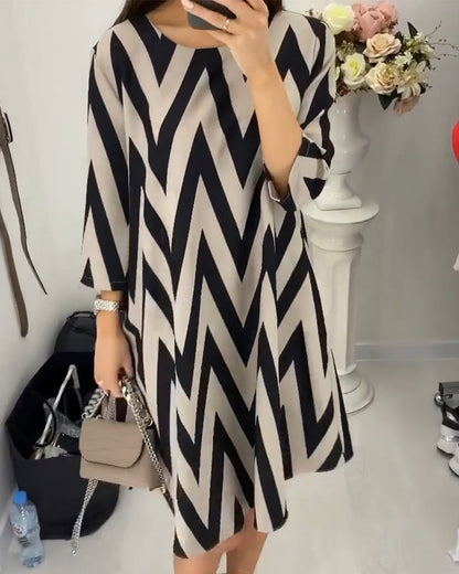 Lovenza - Vestido Midi Zigzag