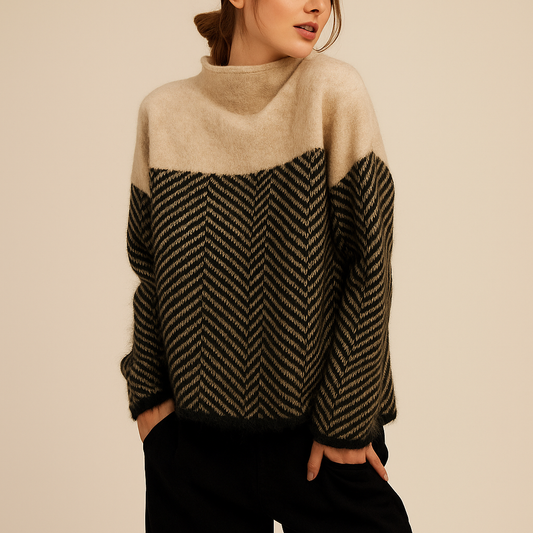 Zara | Suéter Térmico de Cuello Alto para Mujeres | Calidez Clásica