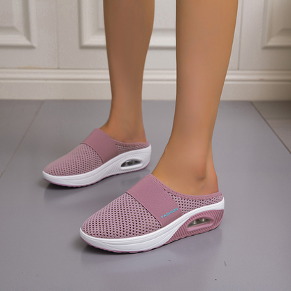 Myrna - Sandalias ortopédicas casuales con malla para mujeres