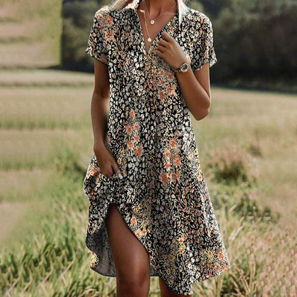 Marissa | Vestido Casual Floral con Escote en V