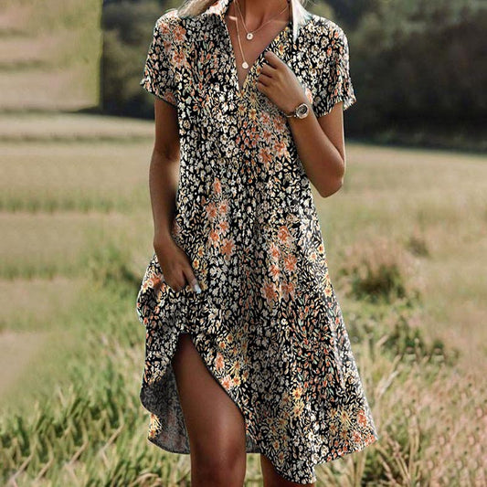 Marissa | Vestido Casual Floral con Escote en V