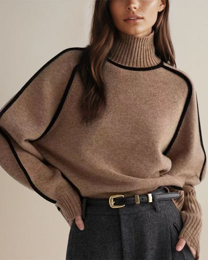 Claire | Suéter Elegante de Cuello Alto