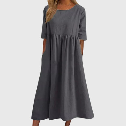 Haisley | Elegante Vestido Midi Fluyente