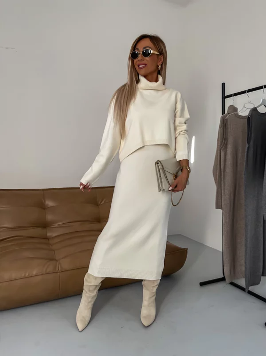 Nicole - Conjunto de Punto para Otoño/Invierno para Mujeres