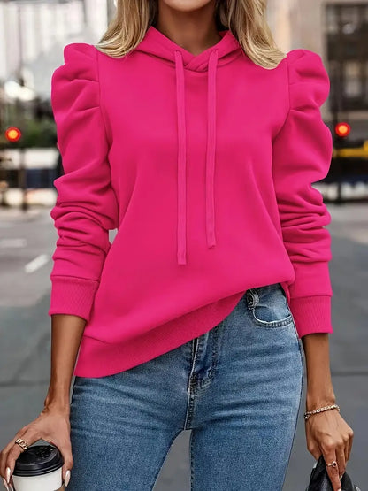 Nandita - Sudadera con Capucha de Manga Larga Transpirable