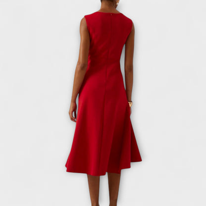 Juliette – Vestido Midi Asimétrico con Drapé