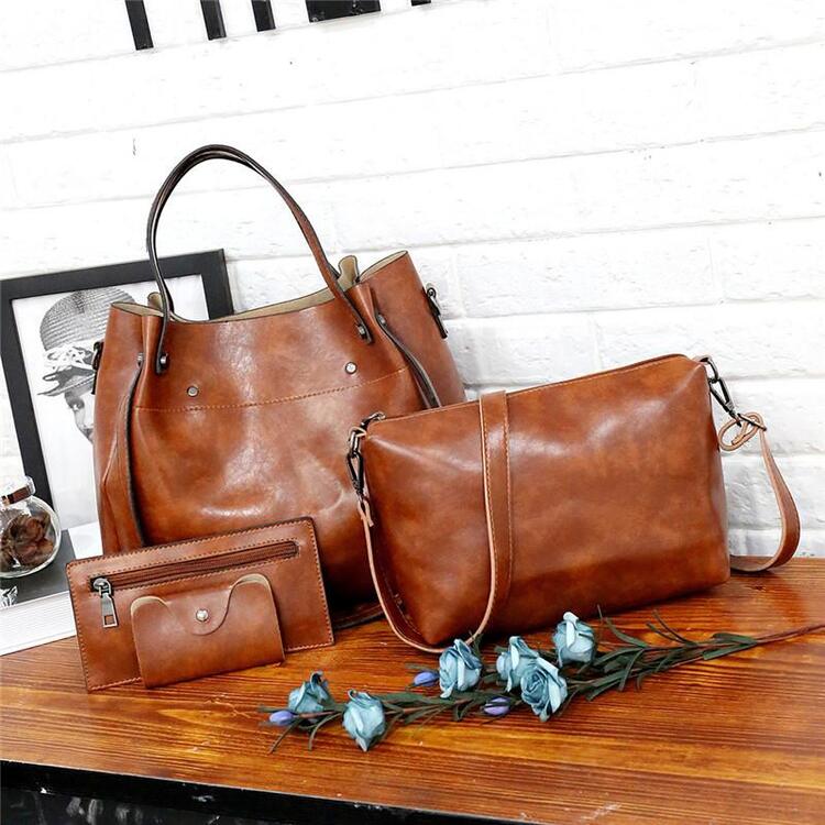 Sutton - Conjunto de Bolsos Retro Estiloso de 4 Piezas