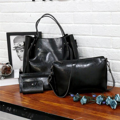 Sutton - Conjunto de Bolsos Retro Estiloso de 4 Piezas