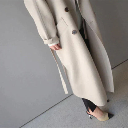 Sarah™ | Abrigo de Lana Largo