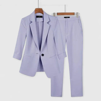 REESE – CONJUNTO DE BLAZER Y PANTALONES ELEGANTE