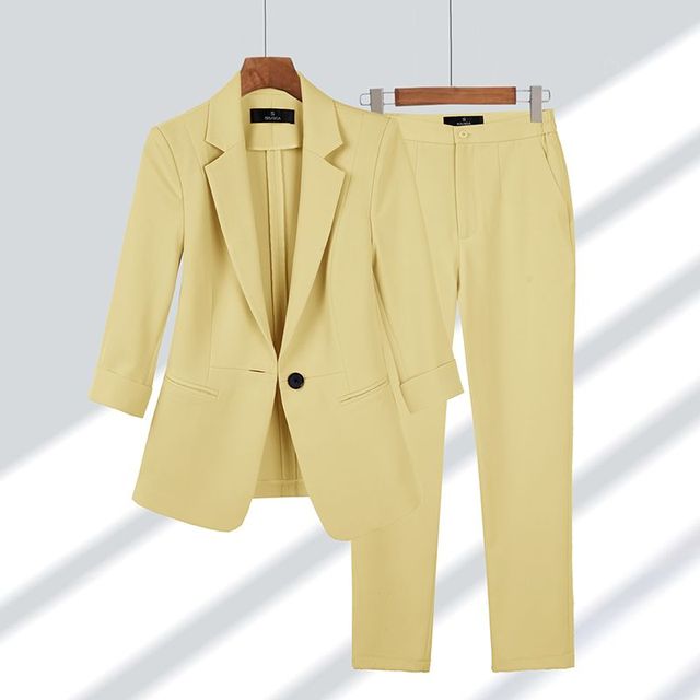 Viktoriya - Conjunto Completo de Blazer y Pantalones