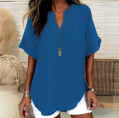 Dennys | Blusa ligera con escote en V