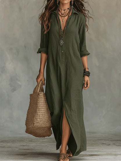 Vestido Largo Elegante Willow - Fluido y Atemporal