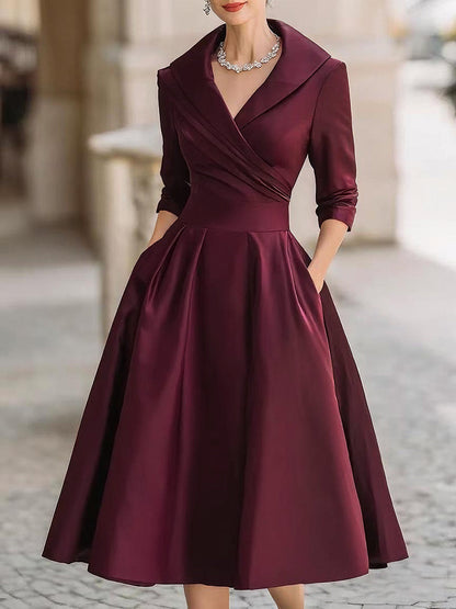 Lea™ - Vestido Midi Elegante