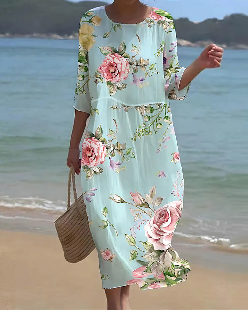 Martha™ | Vestido Floral Elegante