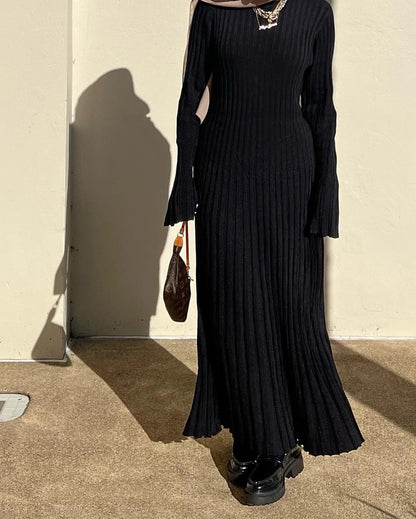 Sara - Nuevo Vestido Midi de Punto