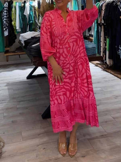 Chloe | Vestido Impreso con Escote en V