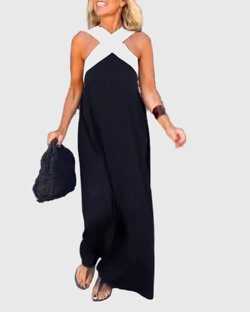 Elena | Vestido Maxi Fluido y Elegante