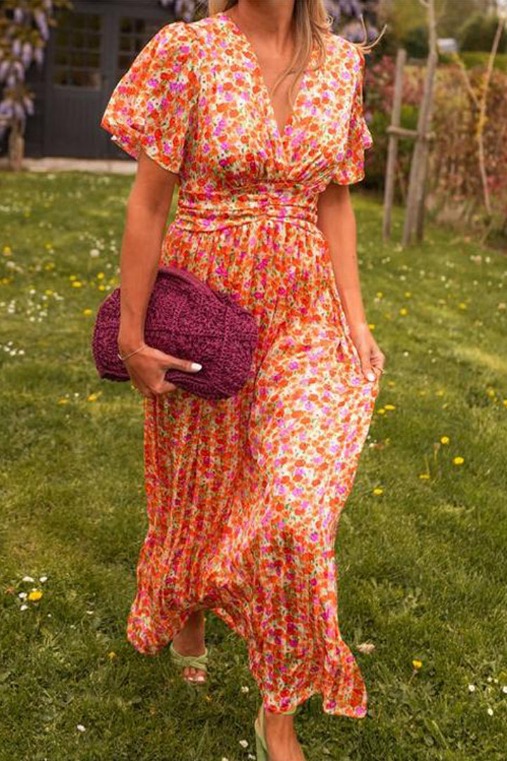 Pauline – Vestido largo con estampado floral
