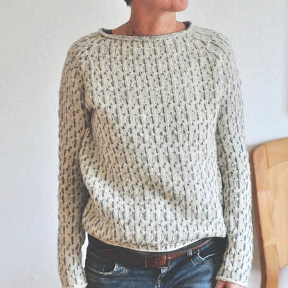 Linda | Suéter Elegante de Cuello Bateau