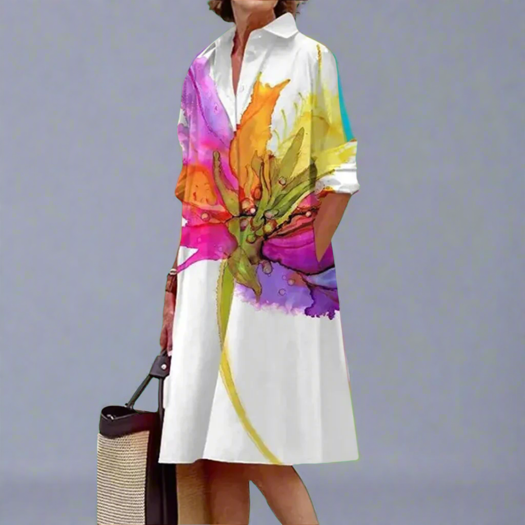 Jennifer | Vestido Midi Verano Ligero y Vibrante