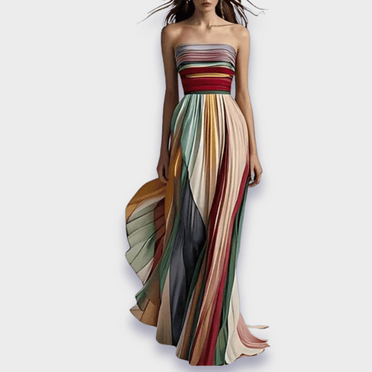 Gesine - Vestido Largo Hecho de Tela Premium