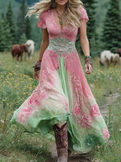 SERAPHINA – VESTIDO MAXI BOHEMIO ENCANTADO