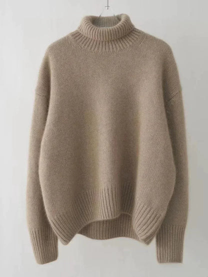 Lisette | Suéter de cuello alto en cashmere