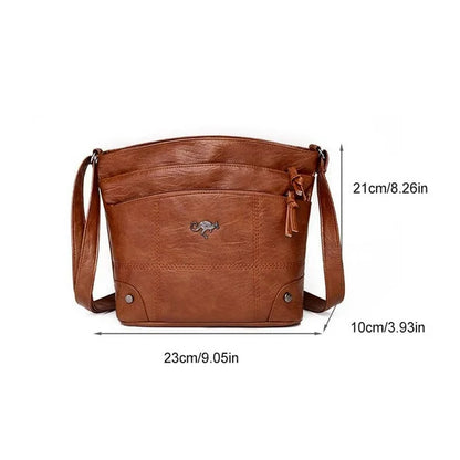 Raya - Elegante Bolso Cruzado Multi-Bolsillo