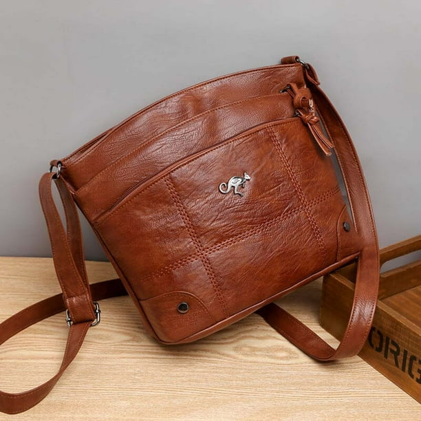 Raya - Elegante Bolso Cruzado Multi-Bolsillo