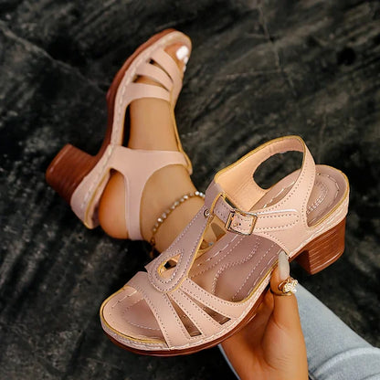Beronia - Sandalias de Cuero Chic