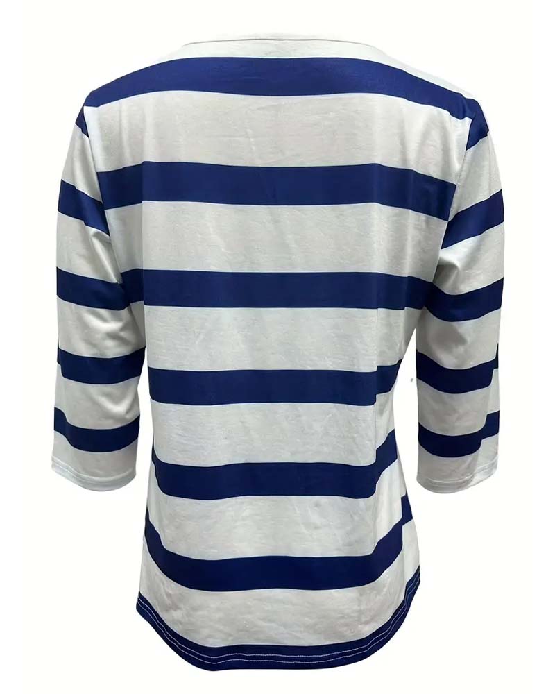 BLUSA ELEGANTE A RAYAS ANNALENA