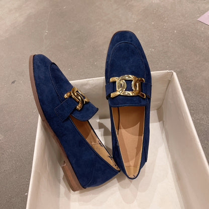 Alice - Clásicos, mocasines de ante para mujer