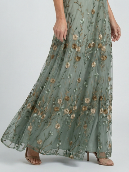 Selora | Vestido Maxi Flow con Escote Halter