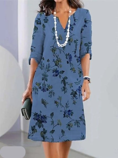 Vestido Floral Elegante de Verano