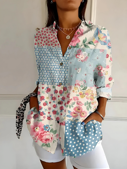 Yllona – Blusa Relajada con Botones