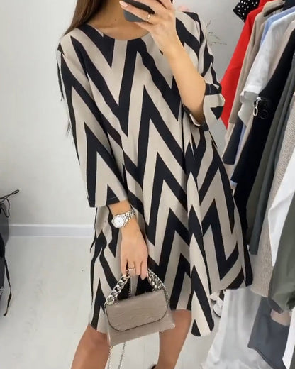 Lovenza - Vestido Midi Zigzag