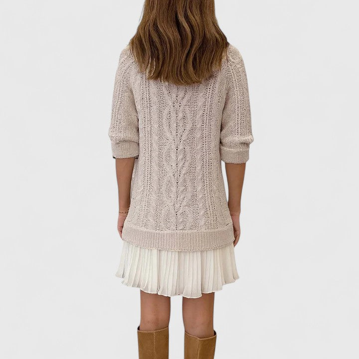 AMARA – VESTIDO DE SUÉTER DE PUNTO