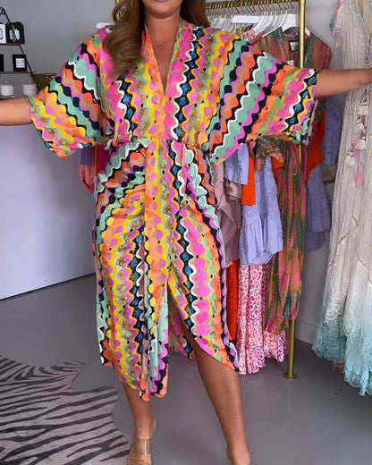 Amaris - Vestido Midi con Escote en V