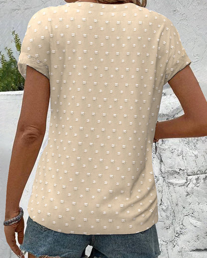 Amarys | Camisa de Cuello en V con Botones