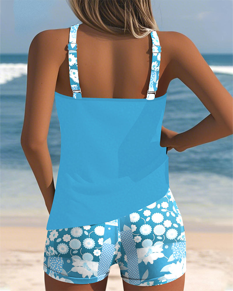 KENDALL – CONJUNTO TANKINI ISLAND BLOOM