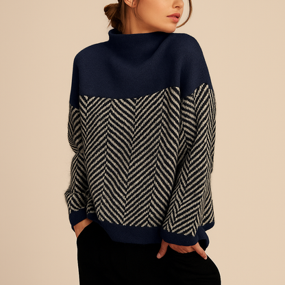 Zara | Suéter Térmico de Cuello Alto para Mujeres | Calidez Clásica