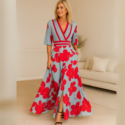 Kali - Vestido de diseño Milano con mangas